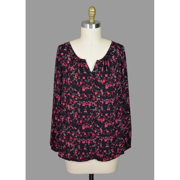 THAKOON BRITISH ROYAL GUARDS PRINTED LONG SLEEVE BLOUSE - Picture 2 of 8